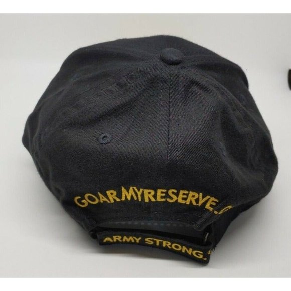 NWOT US Army GoArmy.com Baseball Cap Made In USA Black and Yellow Hat - Picture 4 of 8